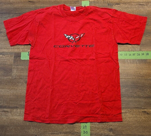 GM CORVETTE Graphic T-Shirt Size Large Red