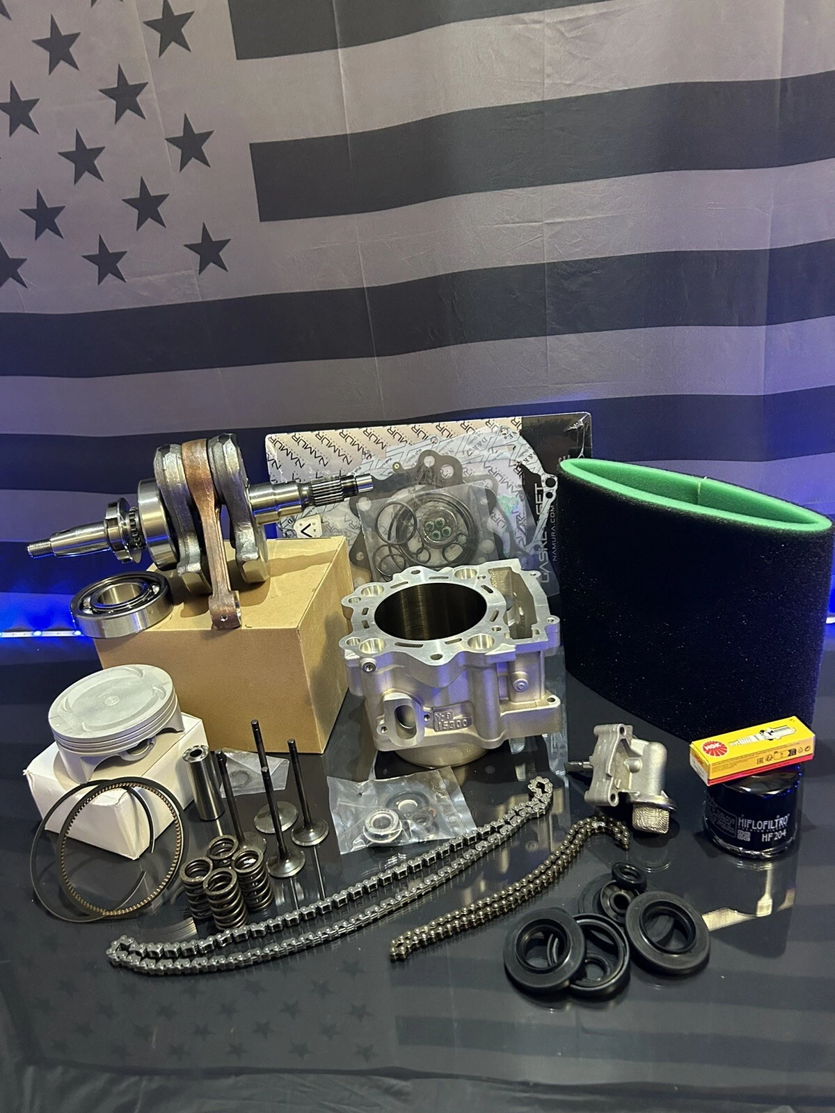 Yamaha Viking 700 Complete Big Bore Engine Motor Rebuild Kit + Fuel Tuner