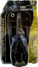 Tsunami Pro Aluminum Fishing Pliers TS-65HYBPLR - Fresh and Saltwater Plier