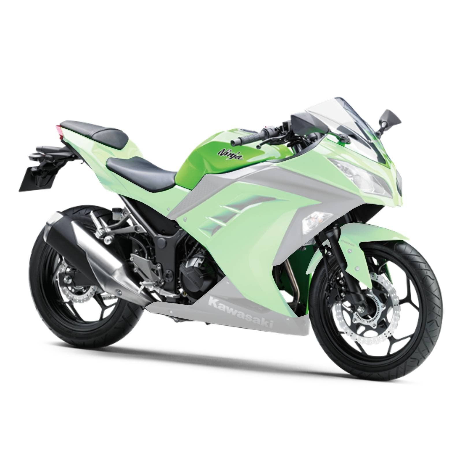 Kawasaki Ninja 300 R Full Unpainted Fairing Kit - Kawasaki Ninja 300 13-17