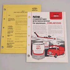 Dupont Corlar 824s Epoxy Primer 80s Salesman Magazine Advertising Brochure Page