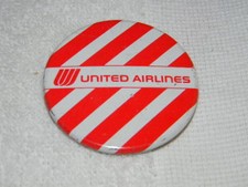 Vintage United Airlines pin- red/white stripes.-Great item for collection