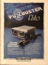 PRINT AD 1980 Fuzzbuster Elite Radar Detector Electrolert Leader Hard To Follow