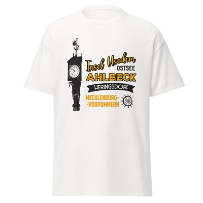 T-Shirt Insel Usedom Heringsdorf Ahlbeck Ostsee Seebrücke !Kostenloser Versand!