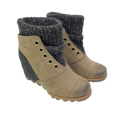 Sorel Womens Joanie Sweater Wedge Ankle 