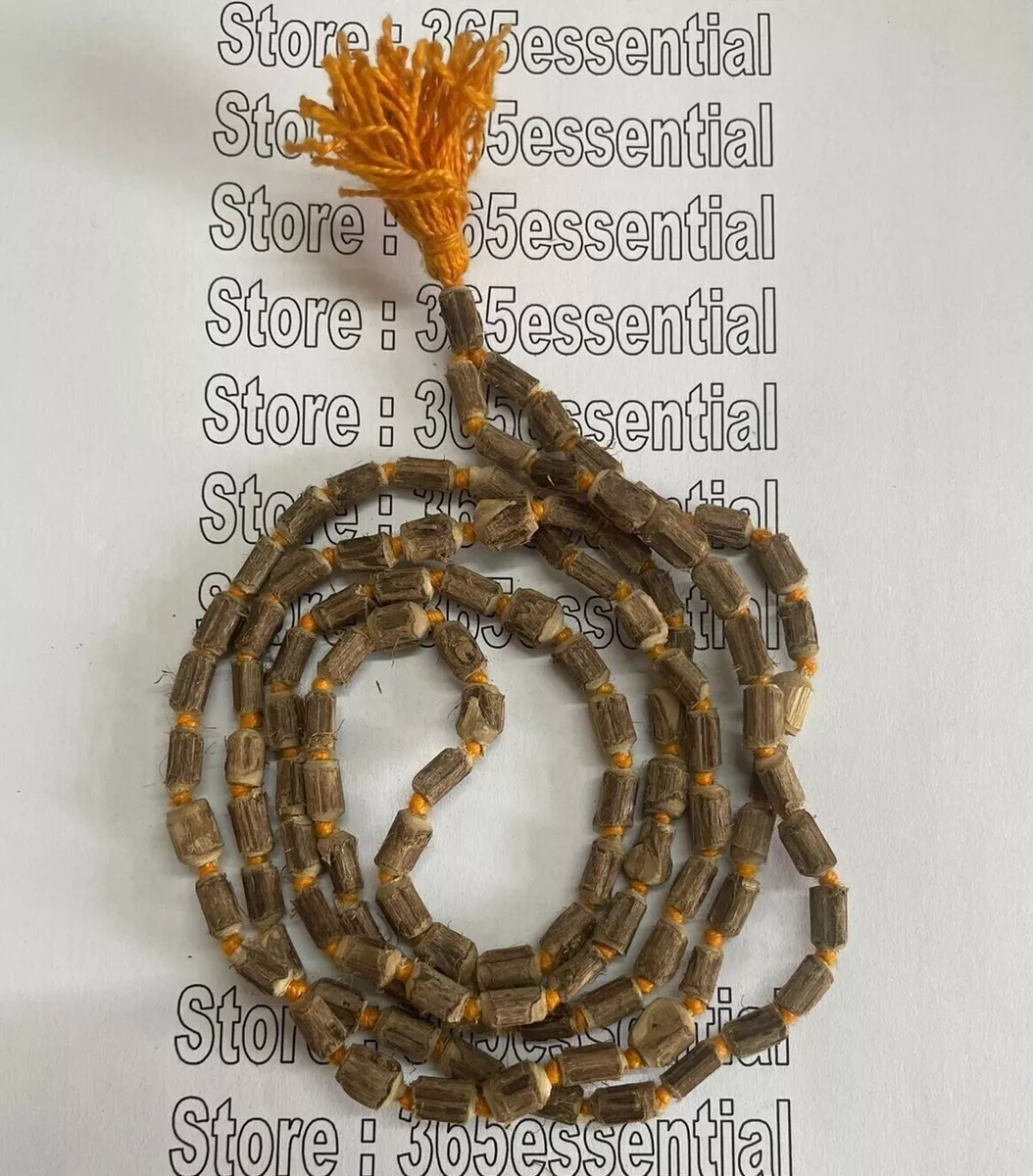 Tulsi Mala Necklace Hindu prayer beads 108 Bead 100% original Iscon Krishna  Mala