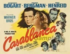VINTAGE CASABLANCA MOVIE POSTER A4 PRINT