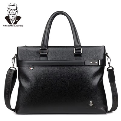 Business Briefcase Leisure Casual Shoulder Bag for Men PU Leather Urban Style UK