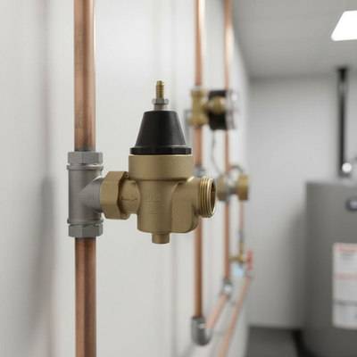 #ad 3 4 Inch Water Pressure Reducing Valve with Adjustable Range and Stainless Steel $164.89