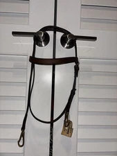 New Circle Y Arabian Brown Leather Western Headstall