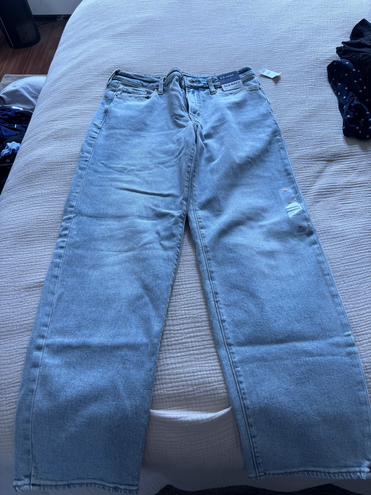 Old Navy High Rise OG Loose Jeans – Light Wash – Size 10 – NWT