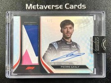 2024 Topps Dynasty Formula 1 Patch Auto Pierre Gasly 4/5 #DAP-PGA