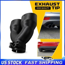Stainless Steel 2.5 Inlet 7 Outlet Universal Dual Tail Pipe Exhaust Tips 8.5 Stainless Steel 2.5 Inlet 7 Outlet Universal Dual Tail Pipe Exhaust Tips 8.5