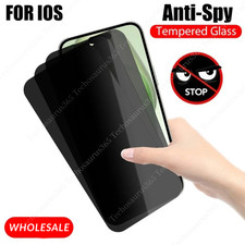 Wholesale Privacy Tempered Screen Protector For iPhone 17/16/15/14/13/12/11 LOT
