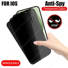 Wholesale Privacy Tempered Screen Protector For iPhone 17/16/15/14/13/12/11 LOT