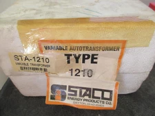 1210 STACO Variable Transformer Single Phase Input 120V Output 12 Amp New Open B