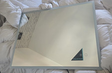 HiB Vega 80 LED Ambient Bathroom Mirror 80x60cm Rectangular Wall Mounted