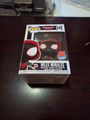 Funko Pop Vinyl Spider-Man Miles Morales Pop, #529, Previews exclusive!