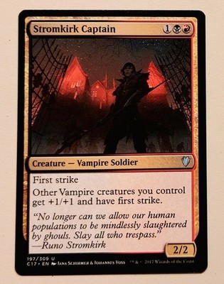 Mtg Magic: Hauptmann von Stromkirch, Stromkirk Captain, English, Vampire Lord