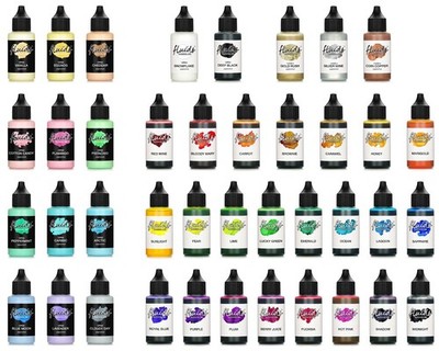 30ml Fluids Alcohol Ink, Alkohol Ink, Alkoholfarbe für Fluid Art und Epoxidharz