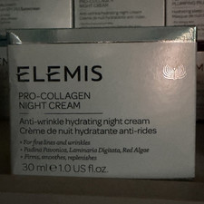 Elemis Pro-Collagen Night Cream Anti-Wrinkle Hydrating Face Padina Pavonica 30ml
