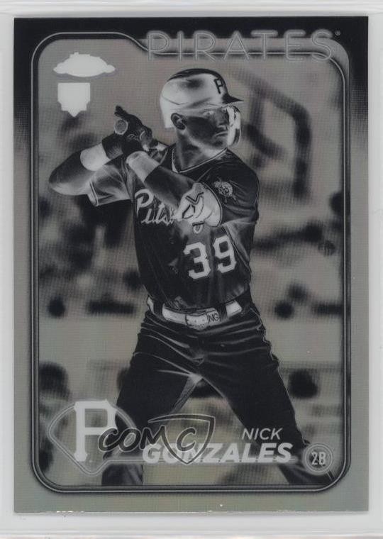 2024 Topps Chrome Negative Refractor Nick Gonzales #72 1b6q