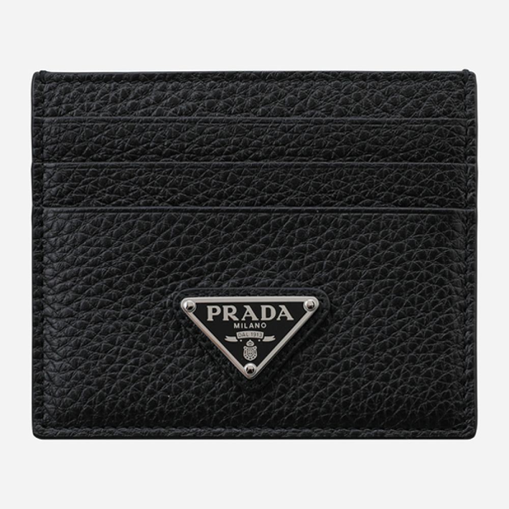 Prada Leather Card Holder Black 2MC025 2E54 F0002 140554330