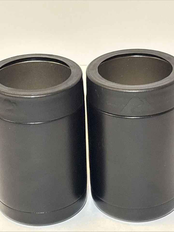 Lata aislada de acero inoxidable Koozie negra 2 Ozark Trail 12 OZ Foto 4 de 4