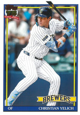 2026 Topps Series 1 1991 Insert - #T91-83 [Christian Yelich] Brewers