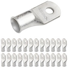 SELTERM 25pcs 3/0 AWG 5/16" Stud Marine Grade Tinned Copper Battery Cable Lug...