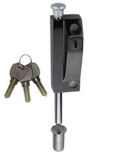 Spring Loaded Latch pin Black Heavy Duty Sliding Bolt Marine GradeBarrel Bolt...