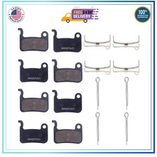 4 Pairs Organic Resin Disc Brake Pads for Shimano Deore XT XTR SLX LX Saint Hone