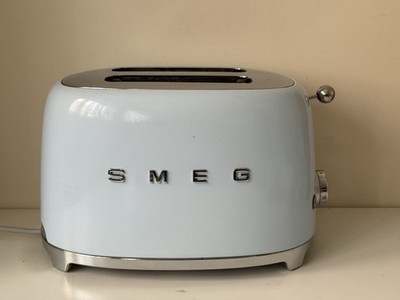 SMEG 50er Jahre Stil 2 Scheiben Toaster TSF01PBUK Pastellblau