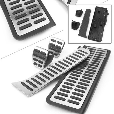 For VW Golf 5 6 MK6 Jetta MK5 Scirocco Octavia A5 Stainless Steel MT Pedal LHD