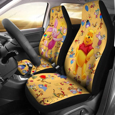 Winnie The Pooh Car Seat Cover Pooh And Friends Cute Car Seat Covers Set Of 2 Winnie The Pooh Car Seat Cover Pooh And Friends Cute Car Seat Covers Set Of 2