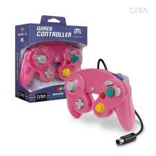 Cirka Wired Gamecube Controller Bubblegum Pink - Brand New - Gamecube, WII