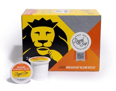 COFFEE - Breakfast Blend Decaf Light Roast Single-Serve - 24 Pack