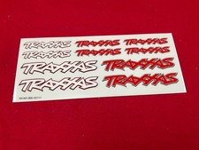 for Traxxas LOGO DECAL SHEET decals stickers RED WHITE 7x3 A