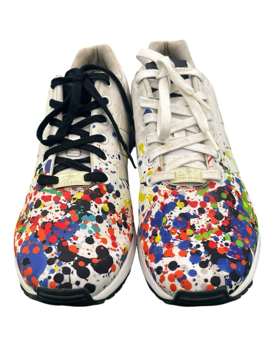 Adidas ZX Flux Splatter Men's Size 10 HTF RARE Y2K Torsion B34497