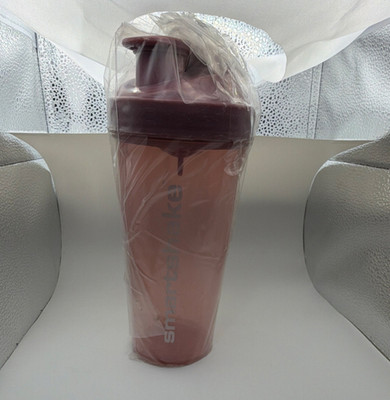 SmartShake U Series Deep Rose 900ml Pink Shaker Bottle Plastic Screw-on Lid
