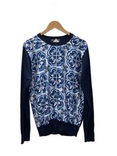 DOLCE&GABBANA Knit Sweater (Lightweight) -- Silk NVY GR006K
