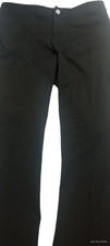 Ralph Lauren 32x30 R:9 Black Cotten Blend 0 Pockets Slim Trousers Size 8