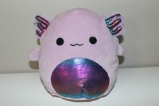Kellytoy Squishmallow 8 Monica the Purple Rainbow Axolotl Bat Girl Plush New