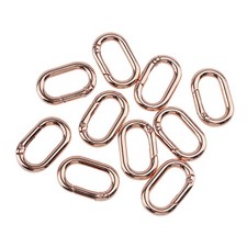 Spring Oval Rings, Metal Snap Clip, Keychain, Key Ring, Buckle, Bags, Purses