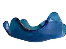 Vintage Blenko Wayne Husted MCM Turquoise Blue Free Form Centerpiece Bowl