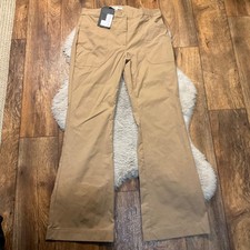Anatomie Darby Travel Pants Size Large Stretch Flare Camel Lightweight NWT