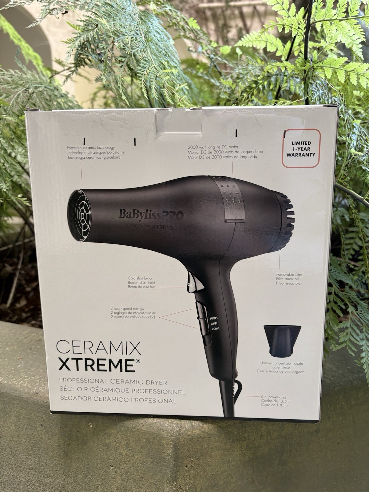 BaByliss PRO Ceramix Xtreme 2000 Watt Pro Hair Dryer Salon Blow Dryer 2