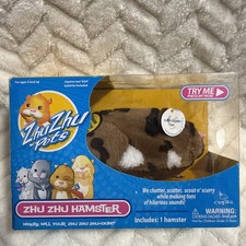 Zhu Zhu Pets Hampster Cappuccino 2009 Cepia Kids Toy Test Button Works New