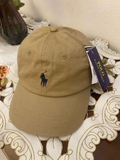 Polo Ralph Lauren Men's One Size Cap Cotton Chino Adjustable Ball Beige