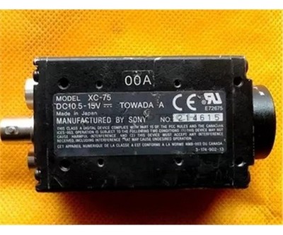 1Pcs Used XC75   XC-75 1/2 Ccd Camera Module Plc Module uc *cm